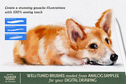 VVDS Realistic Gouache Studio, a Brush Add-On by Vintage Voyage Supply (Thumbnail 2 of 10)