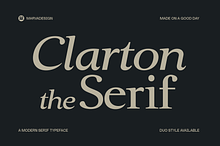 Clarton - Elegant Serif Font
