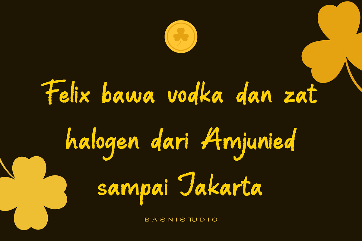 Blingkima– Handwritten Font, a Handwritten Font by Basnistudio (Photo 7 of 10)
