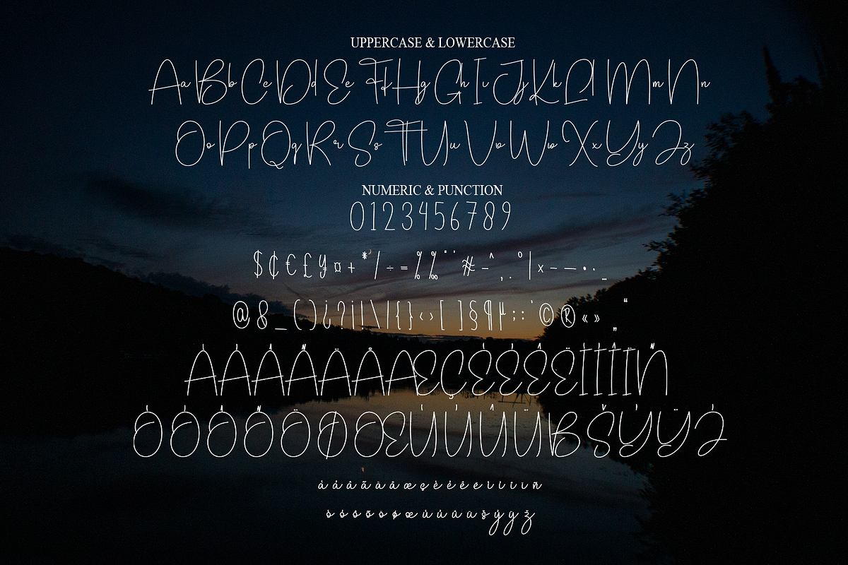Nightday | Script Font, a Handwritten Font by Scratchones (Photo 7 of 8)