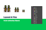 Gardening Icons #1, an Outline Icon by Sooodesign (Thumbnail 2 of 2)