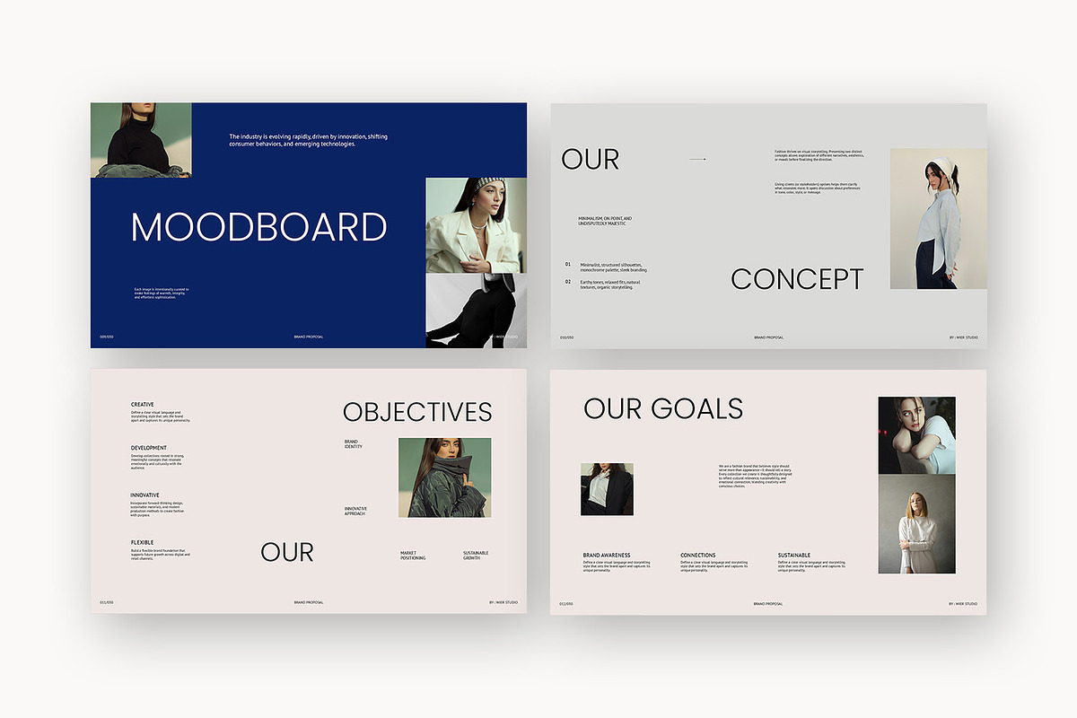 Wier : Minimal Design Google Slides, a Presentation Template by Punkl Camp (Photo 4 of 16)
