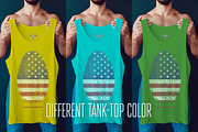 Tank-Top Mock-Up, a Shirt Mockup by Freeman Studio (Thumbnail 2 of 9)