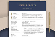 Executive Resume Cv Template, a Resume Template by Klamp Studio (Thumbnail 1 of 10)
