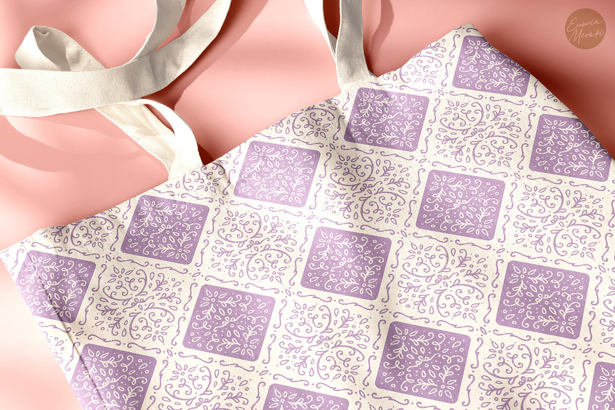 Cottagecore Pattern 5 Romantic Tiles, a Pattern Graphic by Euonia Meraki (Photo 11 of 13)