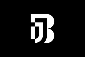 initial letter BJ or JB logo, a Branding & Logo Template by Rasagama Studio
