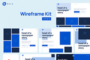Figma Wireframe & Landing Page, an UI Kit Template by Themesmile (Thumbnail 1 of 11)