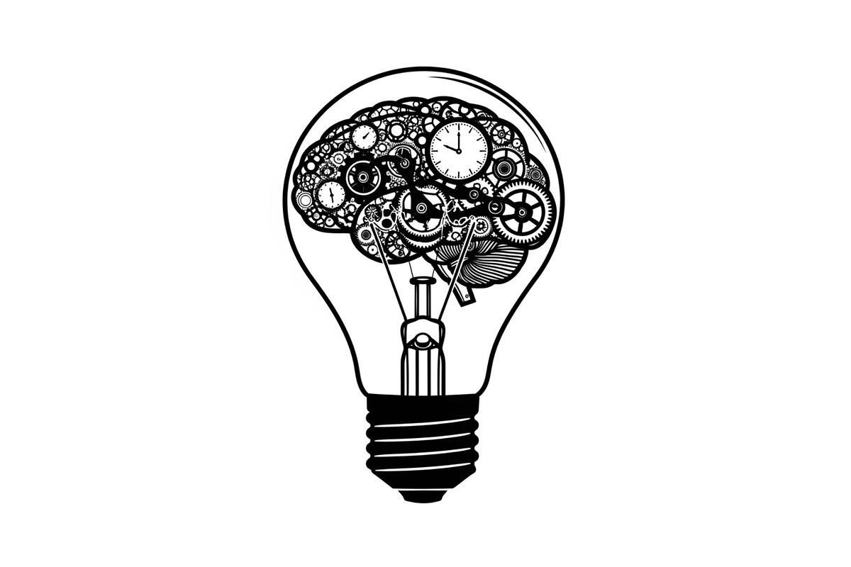 Creative Brain Light Bulb Bundle, an Object Illustration by Designs_River (Photo 7 of 29)
