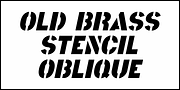 Old Brass Stencil JNL, a Font by Jeff Levine Fonts (Thumbnail 4 of 5)