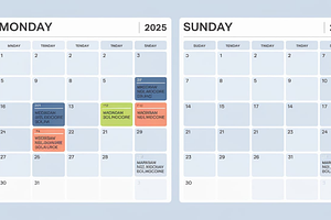 DigitalPlanner2025 Monday And Sunday