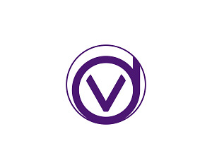 DV VD Logo Design Vector Template