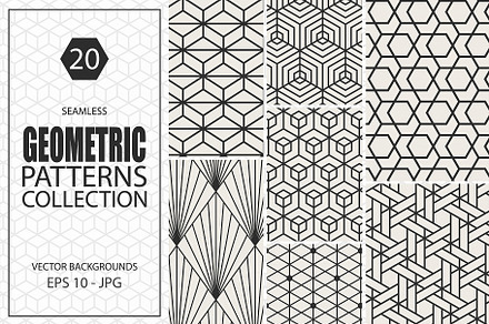 Geometric Patterns Collection, a Pattern Graphic by Kokoshka