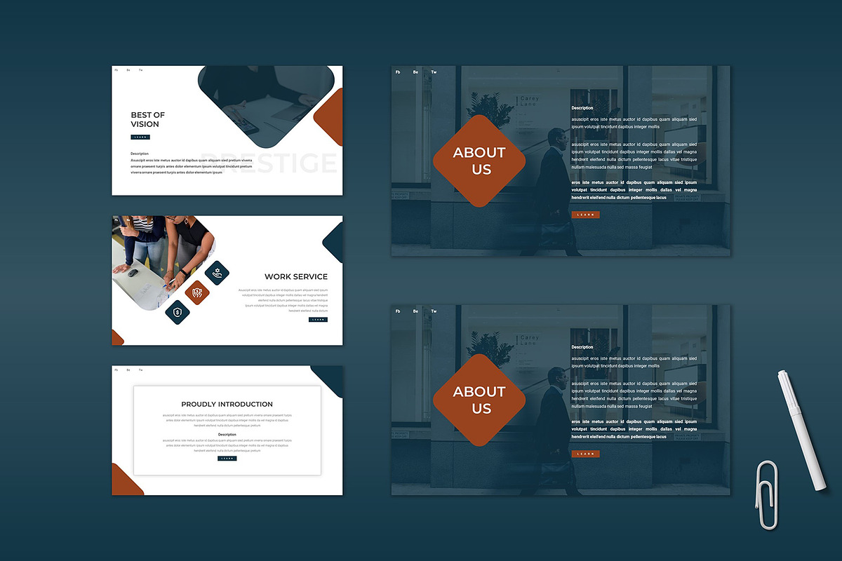 Prestige - Google Slide Template, a Presentation Template by Fannan Studio (Photo 2 of 4)