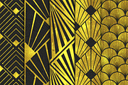 Art deco backgrounds, a Background Graphic by dotstudio (Thumbnail 3 of 9)