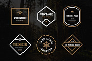 24 Vintage Logos & Badges Bundle, a Branding & Logo Template by Design District (Thumbnail 4 of 5)