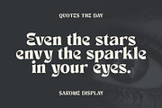 Sarome Display, a Serif Font by NYDESIGN (Thumbnail 7 of 9)