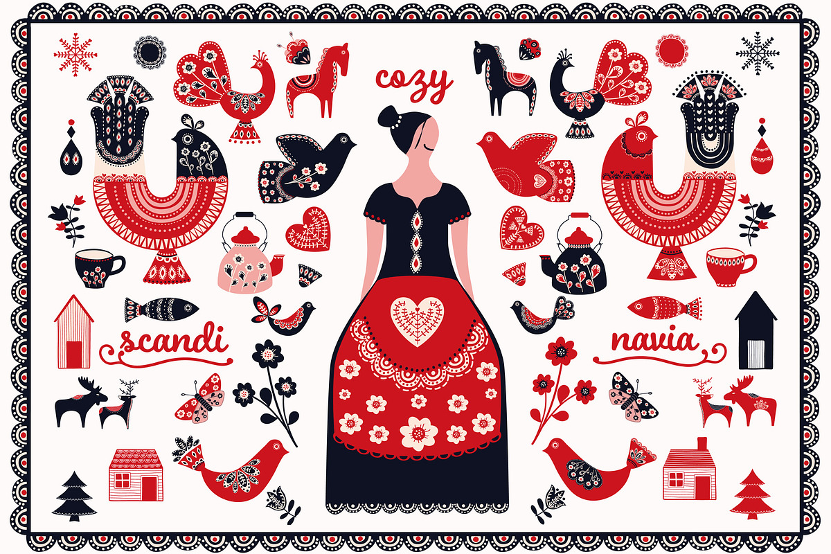 Cozy Scandinavia, an Animal Illustration by Chus Moreno Studio (Photo 1 of 14)