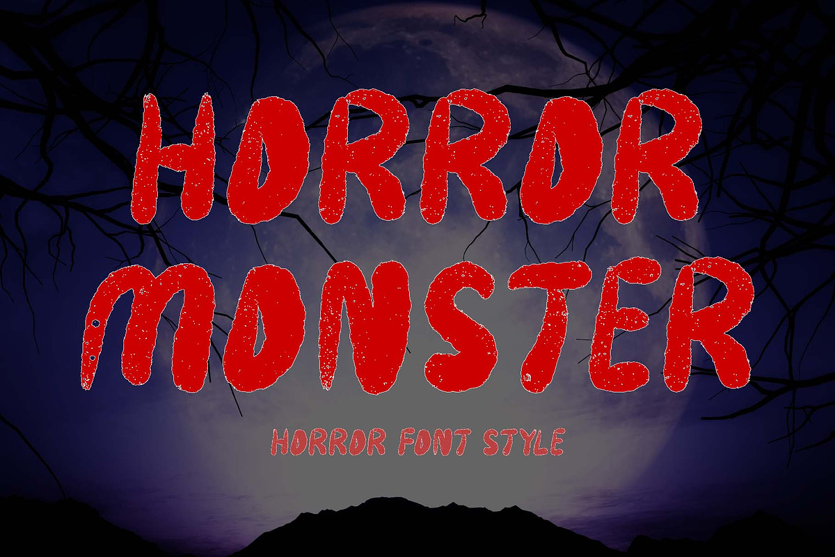 Horror Font Bundle, a Handwritten Font by Yoga Letter (Photo 15 of 20)