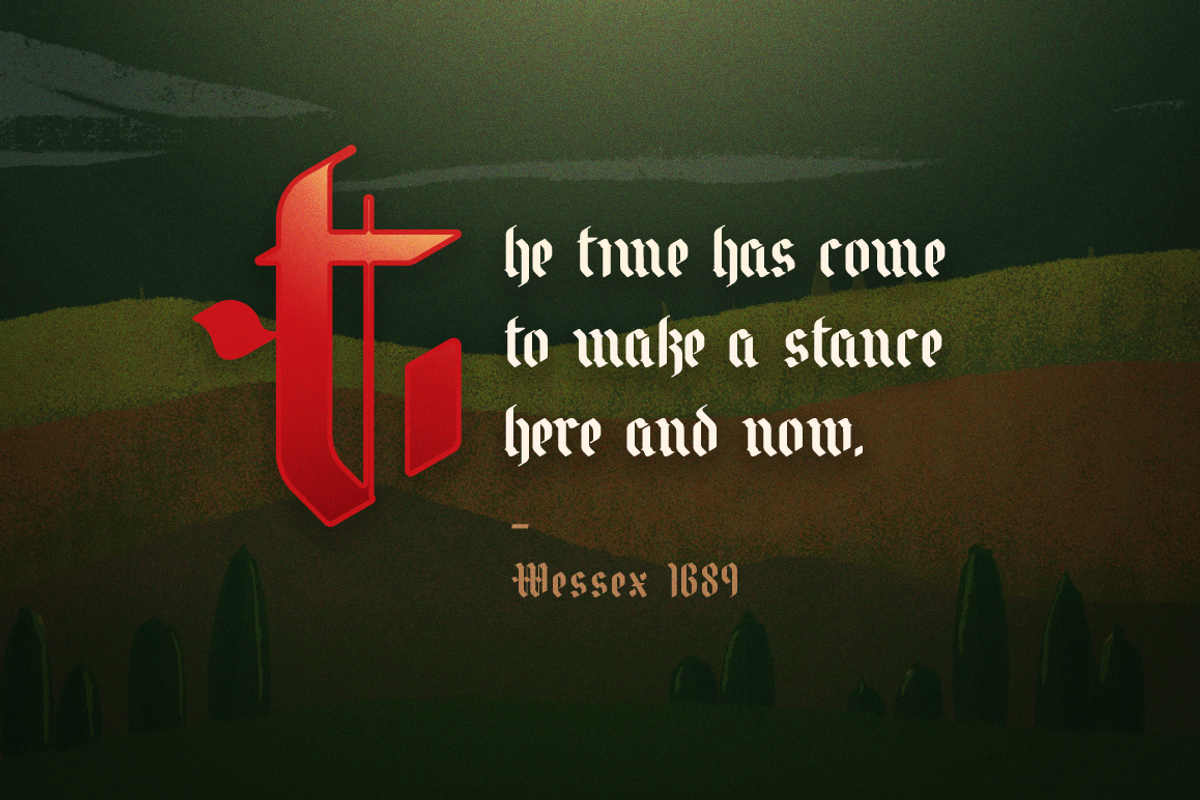 Castillo, a Blackletter Font by DonMarciano (Photo 4 of 6)