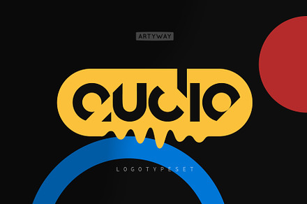 Audio Logo Font, a Symbol Font by artyway