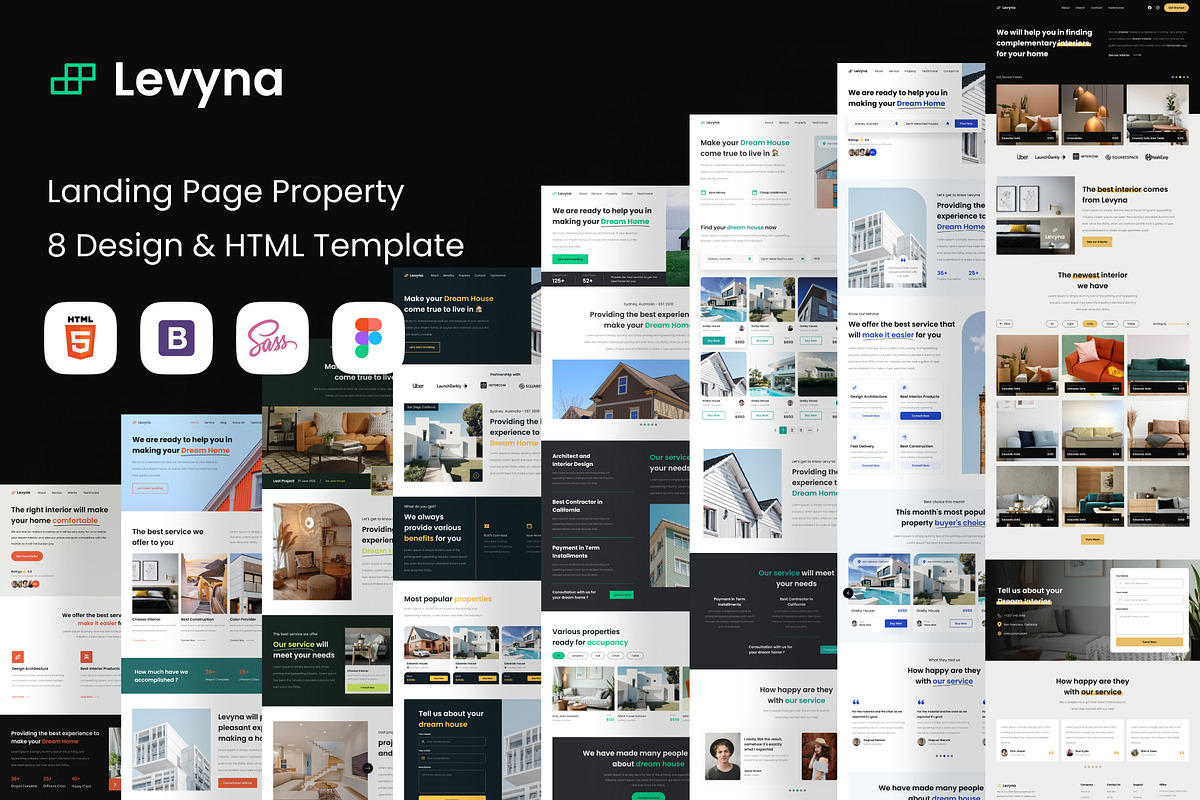 Property Landing Page HTML Bundling, a HTML Template by Minialis (Photo 1 of 5)