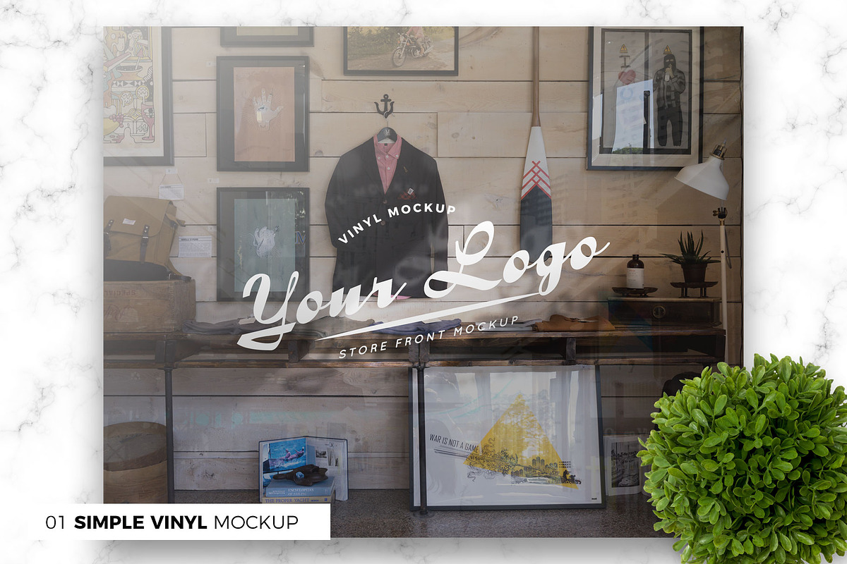 Shop Vinyl Signage Mockup, a Product Mockup by MockUpgrade (Photo 3 of 6)