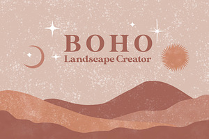 Boho Landscape Art Creator Photoshop