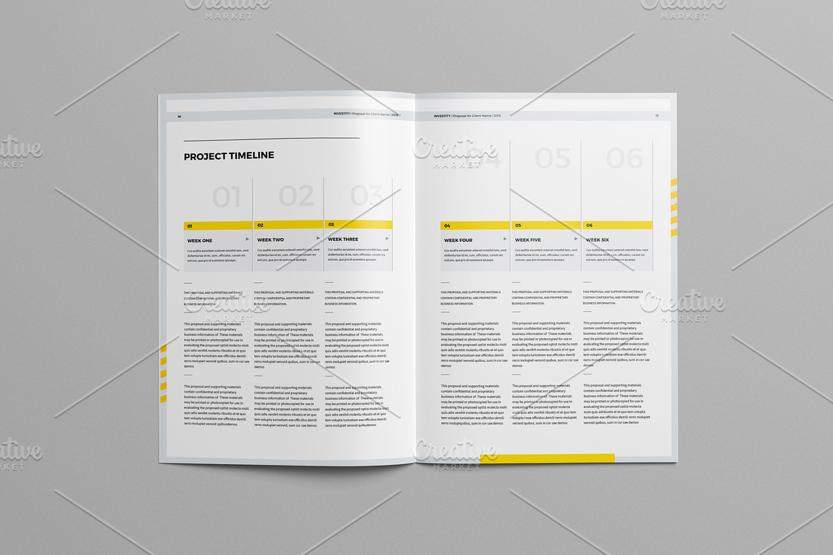 Proposal Template A4 / US Letter, a Stationery Template by Mastergfx (Photo 11 of 22)
