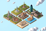 Polygonia Cartoon Low Poly Landmarks, a 3D by Anton Moek (Thumbnail 4 of 7)