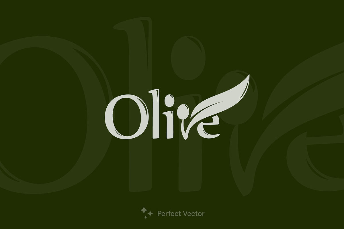 Olive Logo Template, a Branding & Logo Template by Artyway Logo (Photo 3 of 4)