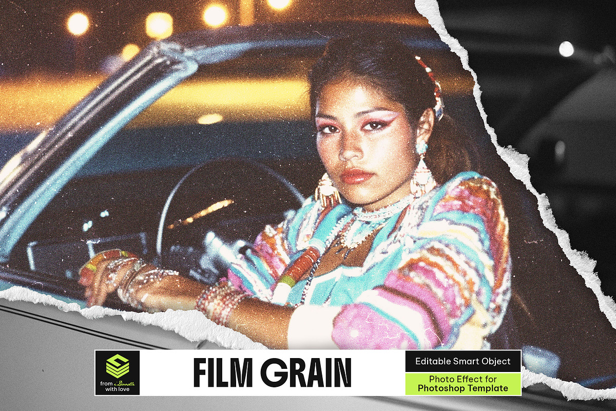 Film Grain Photo Effect, a Layer Style Add-On by dokudokunomi (Photo 1 of 5)