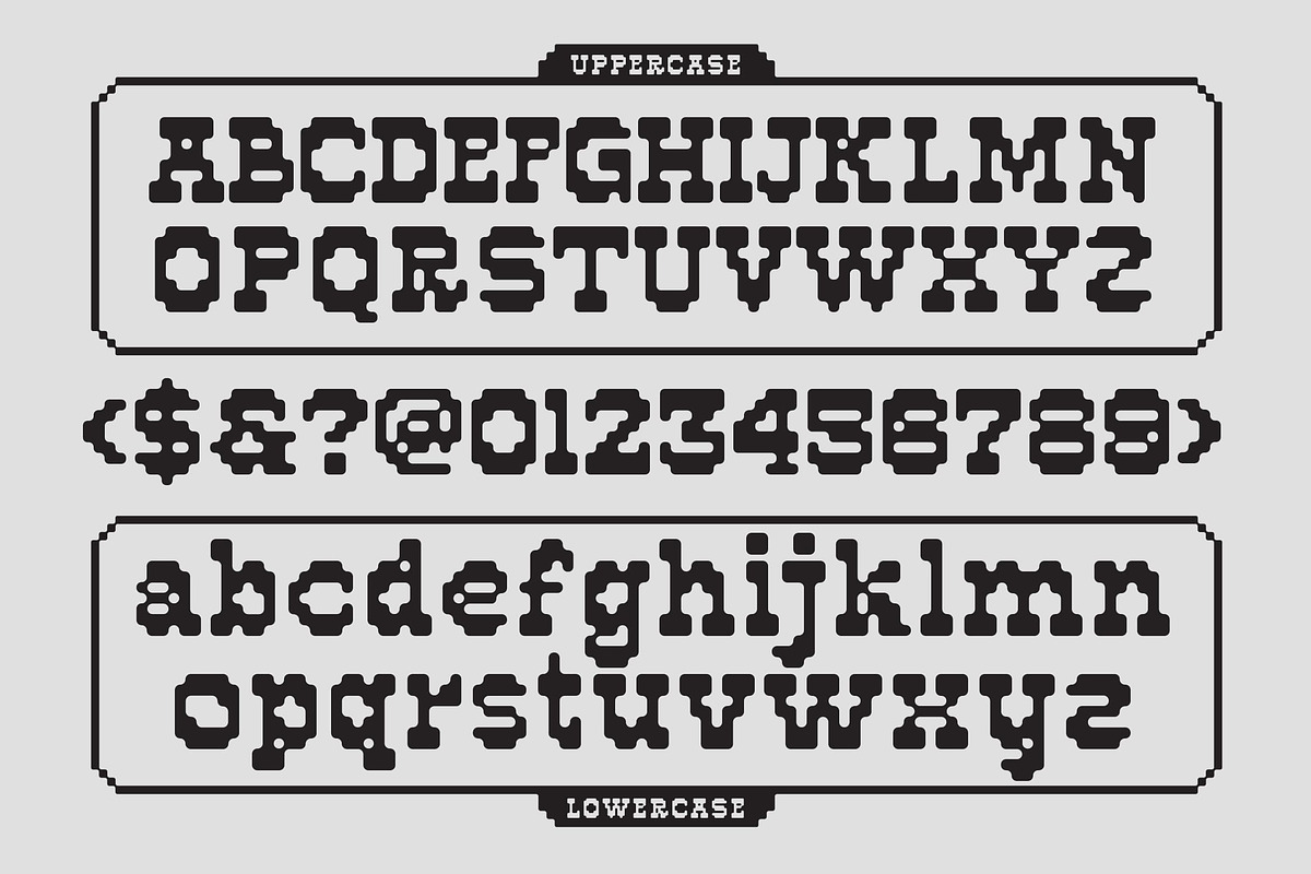 Porca a Rounded Pixel Font, a Slab Serif Font by Blankids Studio