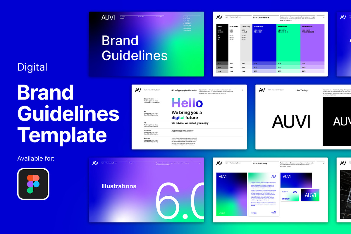 Absolute | Brand Guidelines - Figma, a Presentation Template by Typefool's Shop (Photo 1 of 12)