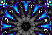 30 mystic zodiac signs circles, an Object Graphic by tkdesign (Thumbnail 12 of 31)