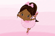 Vector African American Ballerina, an Illustration by TheCreativeMill (Thumbnail 4 of 4)