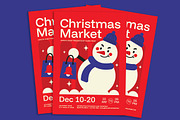 Red Cute Christmas Market Flyer, a Flyer Template by Gumico Studio. (Thumbnail 2 of 3)
