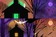 Halloween Owl Horror Logo DaVinci, a Templates & Theme by FlashFXbox (Thumbnail 1 of 2)