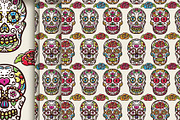Day of the Dead Sugar Skull Set, an Illustration by RalucaGheorghe (Thumbnail 4 of 4)