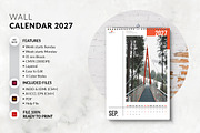 Minimal Wall Calendar 2027, a Stationery Template by MstArtwork (Thumbnail 5 of 8)