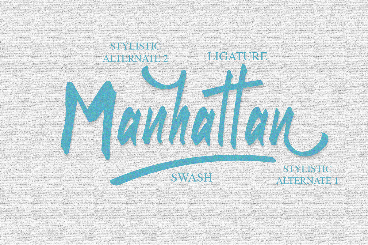 Bottamon, a Handwritten Font by NTC Graphic (Photo 3 of 12)