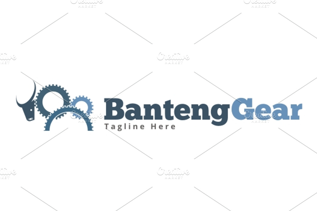 BantengGear Logo, a Branding & Logo Template by mocha7 (Photo 2 of 4)