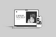 Laptop and Phone Mockup, an iPhone Mockup by Graphiculon (Thumbnail 4 of 11)