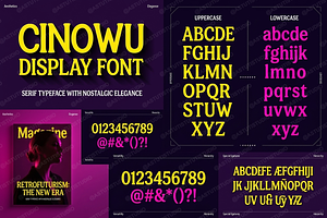 Cinowu - Elegant Serif Typeface