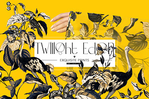 TWILIGHT EDEN_ BOTANICAL PATTERN