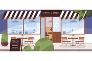 Cafes, restaurants with terraces set, a Food Illustration by Good Studio (Thumbnail 2 of 5)