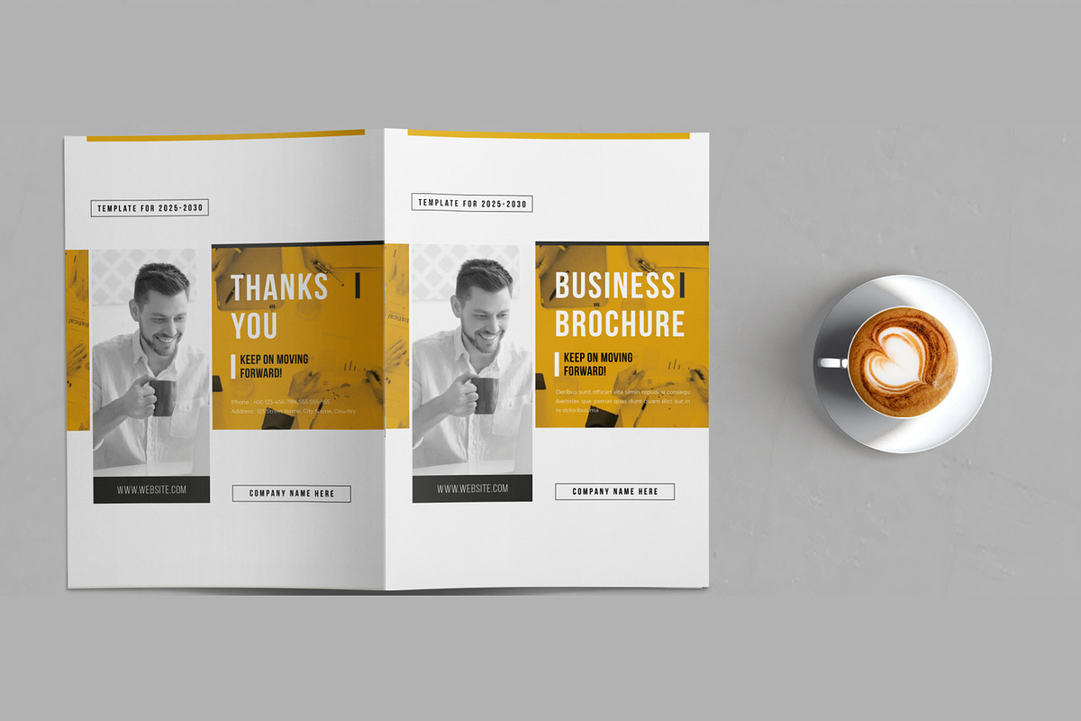 Company Business Brochure Template, a Brochure Template by ContestDesign (Photo 2 of 4)