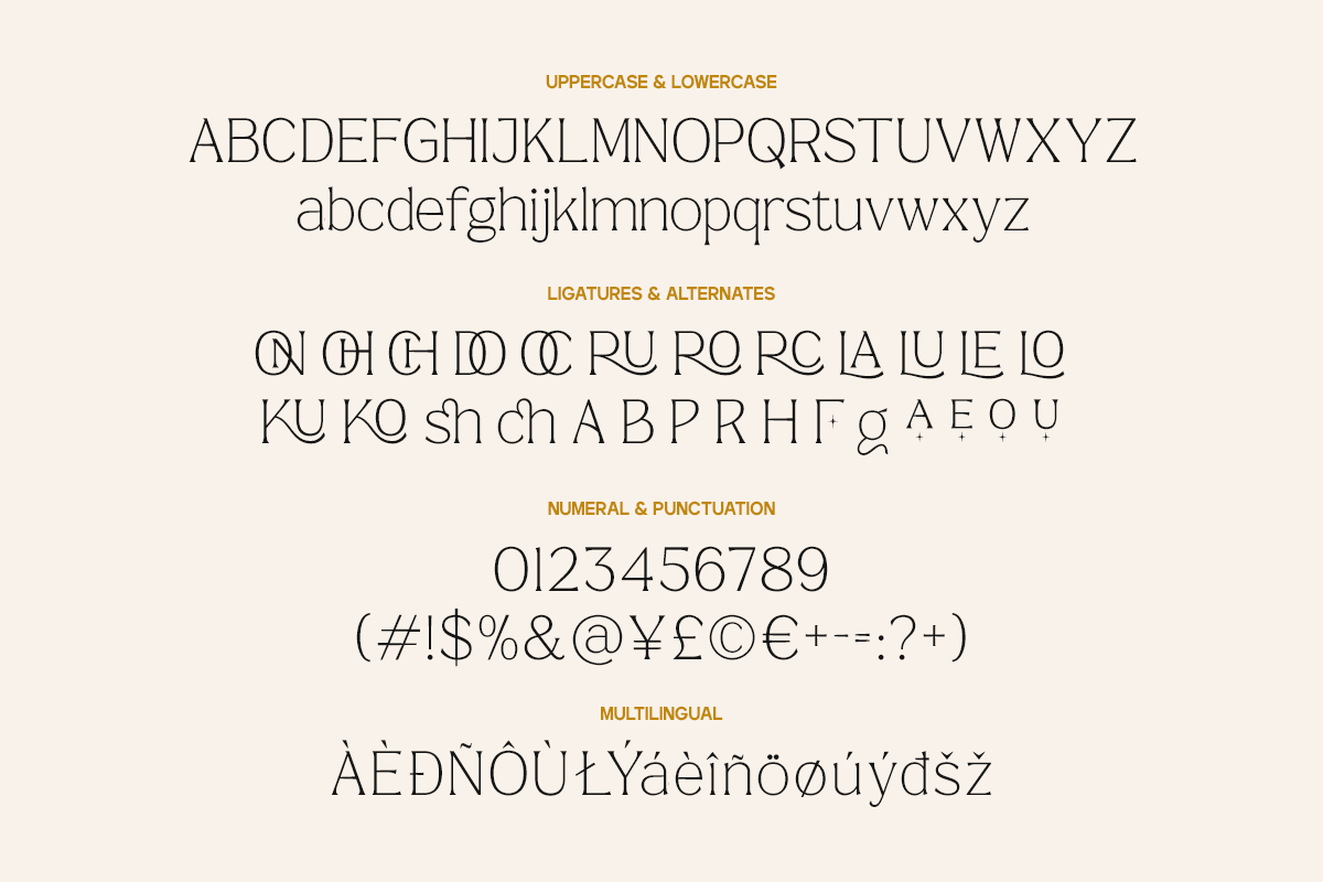 GC Marone - Elegant Essential Serif, a Serif Font by Glyphonic (Photo 2 of 15)