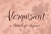 Alerquisant - Naturally Yours, a Script Font by HypeWorksCo (Thumbnail 1 of 18)
