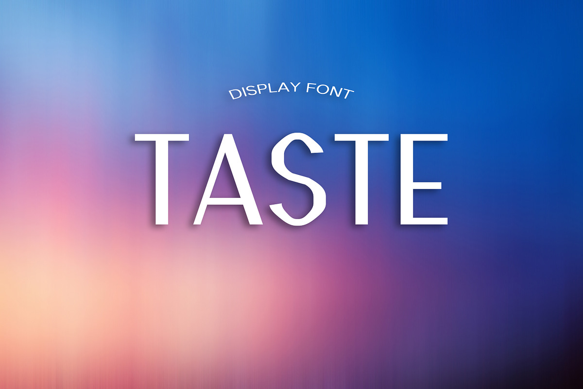TASTE font