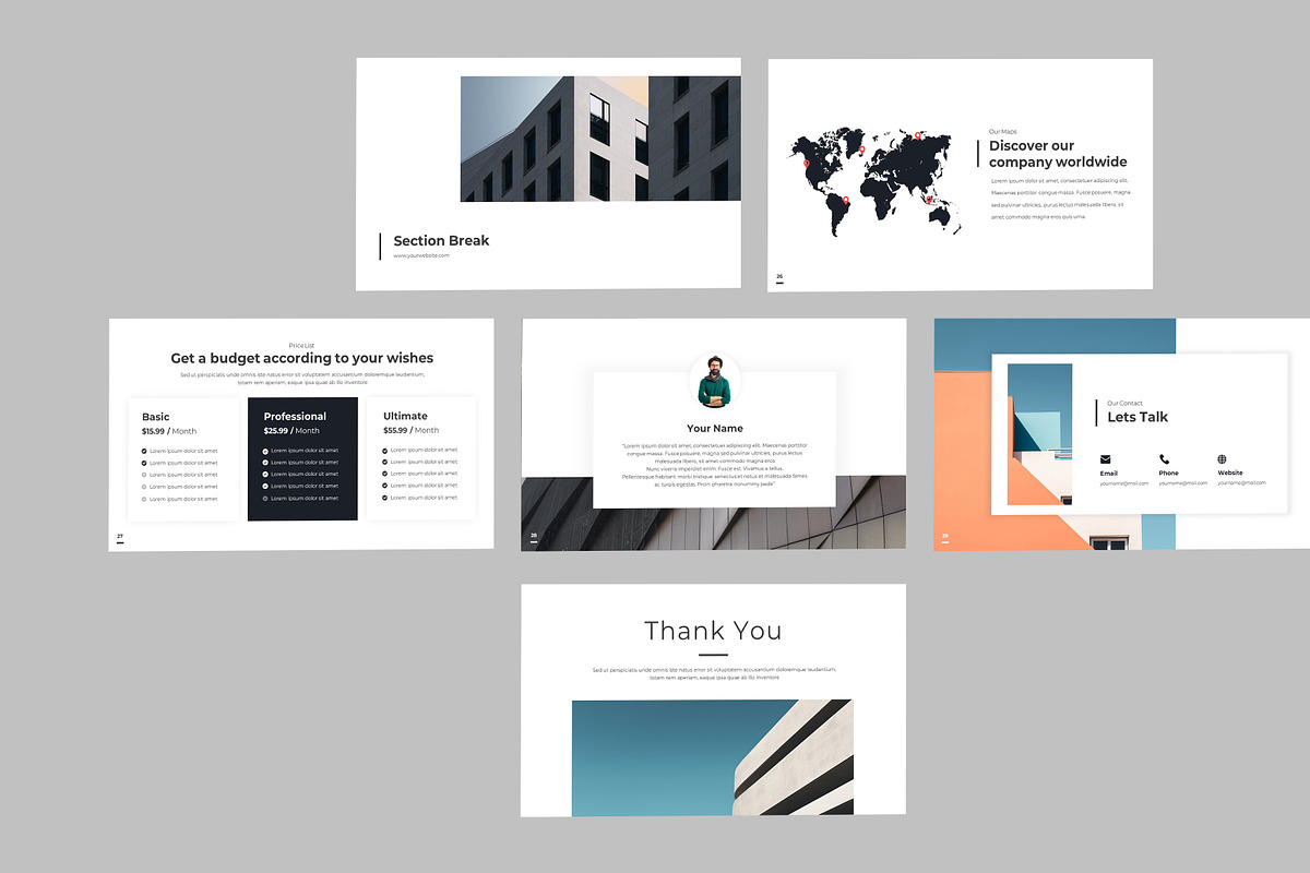 PPT Template - Simplicity, a Presentation Template by Recreative (Photo 6 of 6)